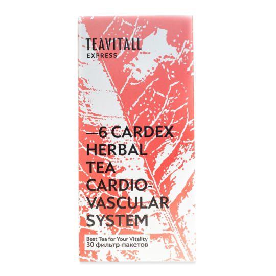 TeaVitall Express Cardex 6, 30 фильтр-пакетов